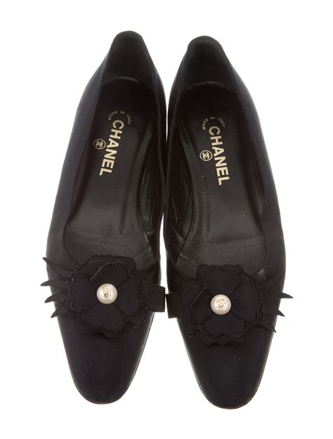 chanel camellia flats.